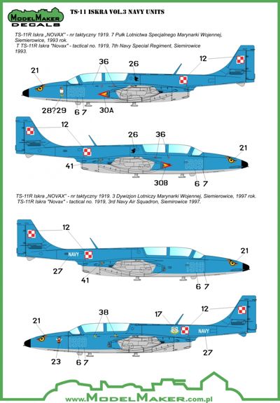 Model Maker D72039 1:72 PZL TS-11 Iskra Polish Service Vol 3