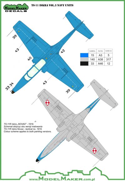 Model Maker D72039 1:72 PZL TS-11 Iskra Polish Service Vol 3