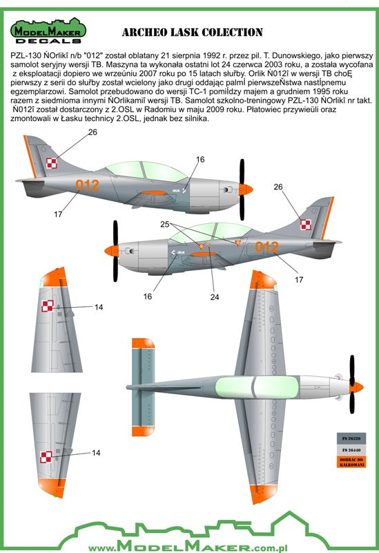 Model Maker Decals D72088 1:72 Archeo Lask Collection
