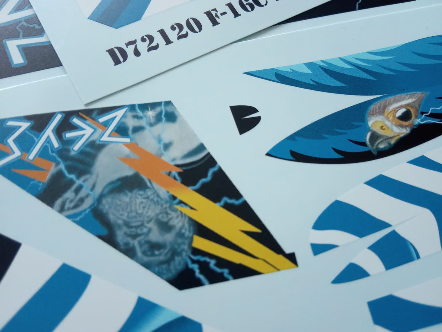 Model Maker Decals D72120 1:72 F-16C ZEUS DEMO TEAM decal + resin