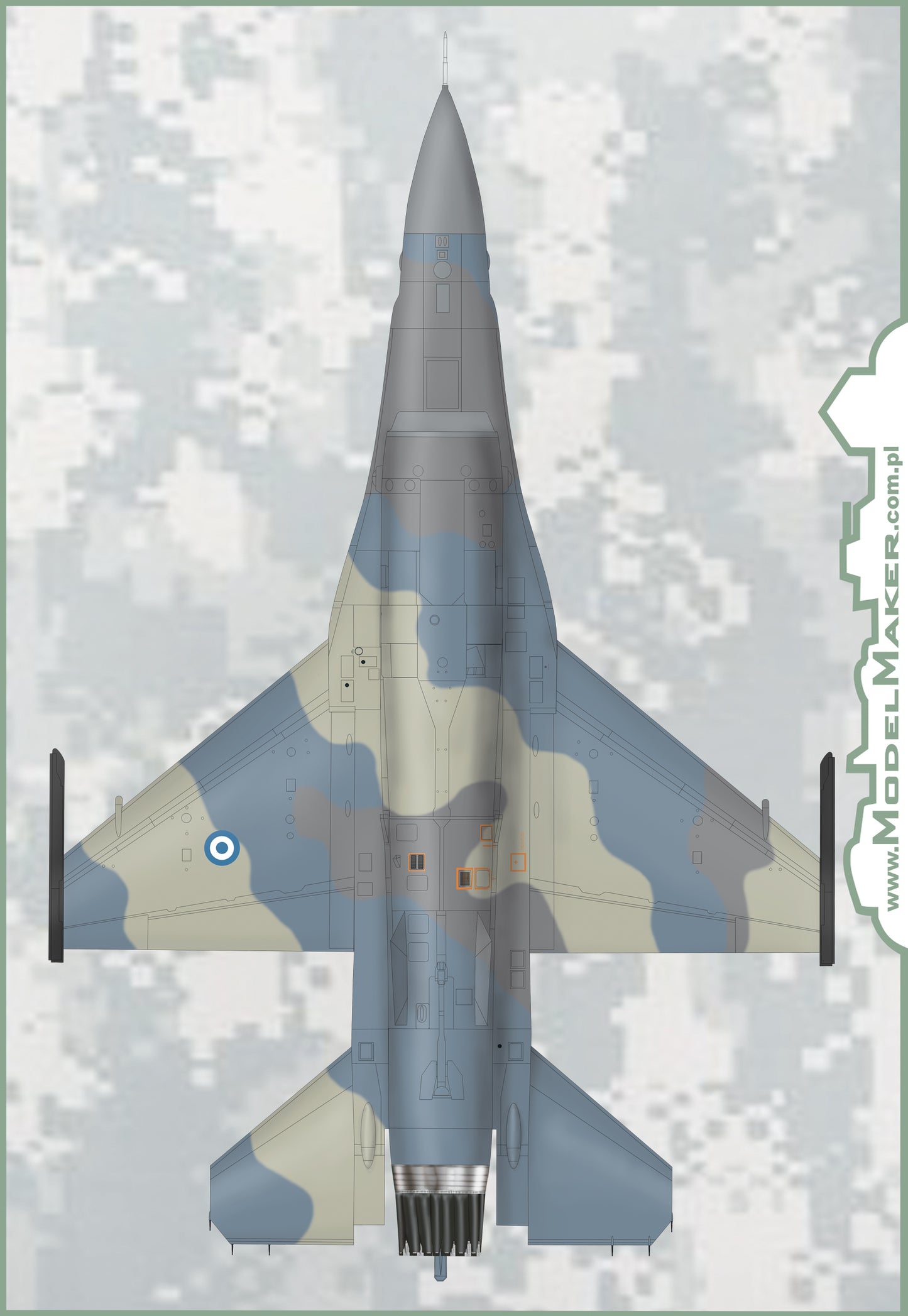 Model Maker Decals D72120 1:72 F-16C ZEUS DEMO TEAM decal + resin