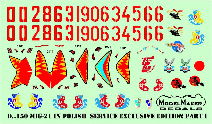 Model Maker D72150 1:72 MiG-21 Polish Service Edition Part I