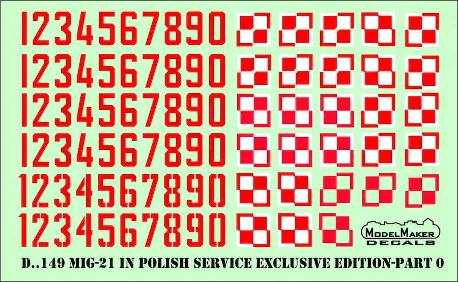 Model Maker D72154 1:72 MiG-21 Polish Service Edition Part V