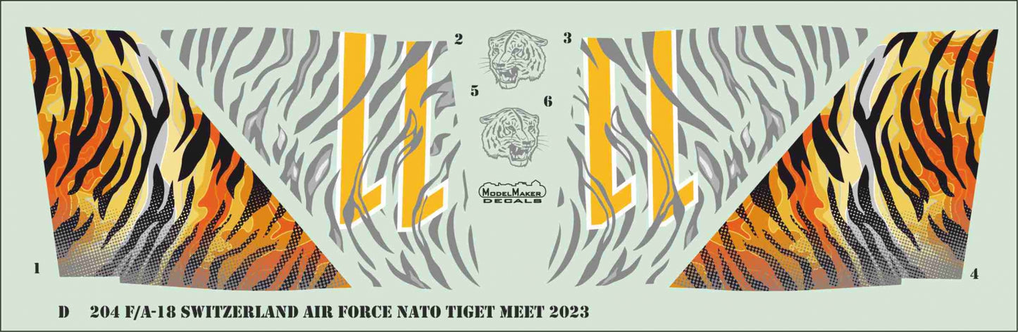 Model Maker D72204 1:72 Swiss F/A-18C NATO Tiger Meet 2023