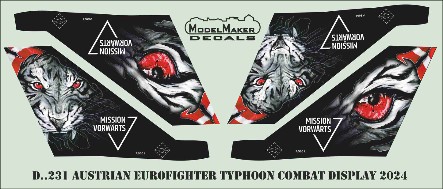 Model Maker Decals D72231 1:72 Austrian Eurofighter Typhoon Combat Display 2024