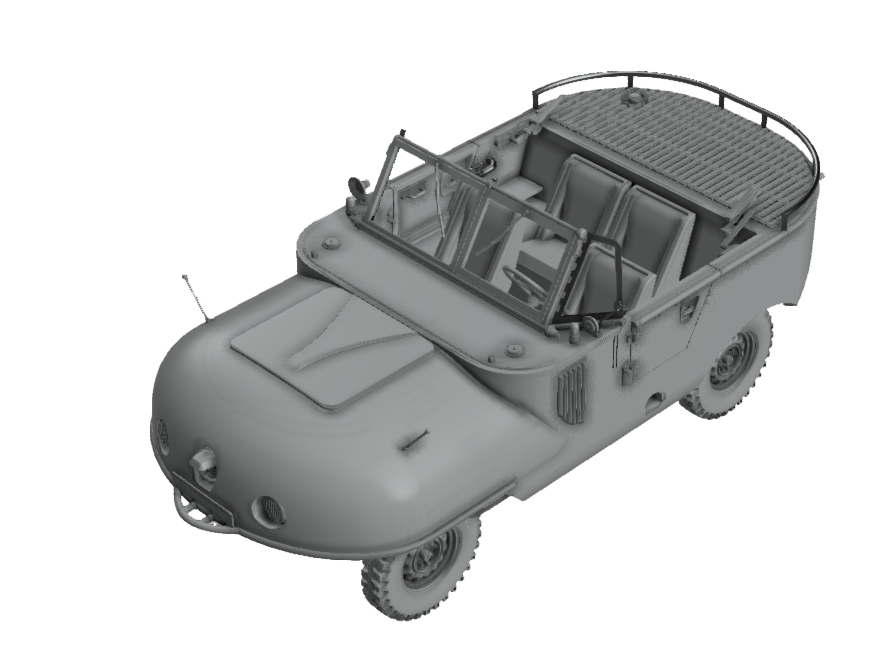 Das Werk DASDW35012 1:35 Schwimmwagen Trippel SG6/38
