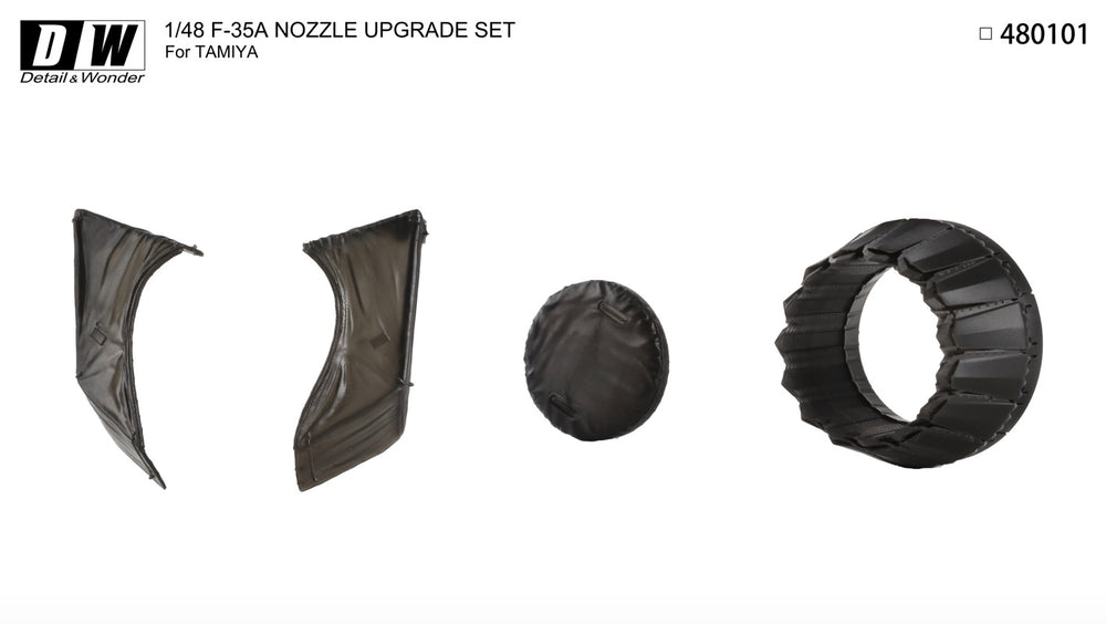 Detail & Wonder DAW480101 1:48 Lockheed-Martin F-35A Lightning II nozzles