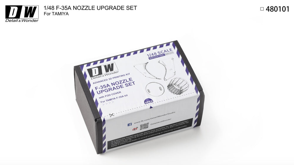 Detail & Wonder DAW480101 1:48 Lockheed-Martin F-35A Lightning II nozzles