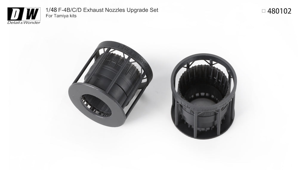 Detail & Wonder DAW480102 1:48 McDonnell F-4B Phantom Exhaust Nozzles