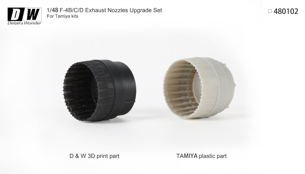 Detail & Wonder DAW480102 1:48 McDonnell F-4B Phantom Exhaust Nozzles
