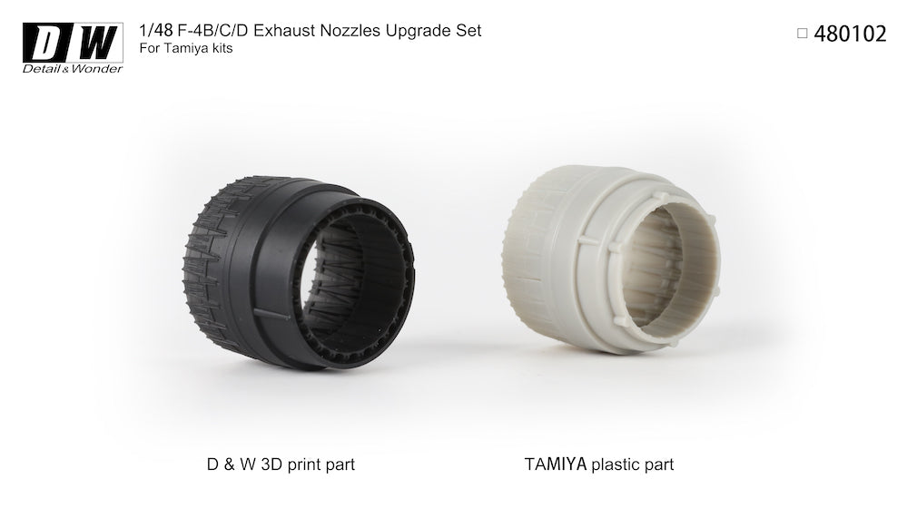 Detail & Wonder DAW480102 1:48 McDonnell F-4B Phantom Exhaust Nozzles