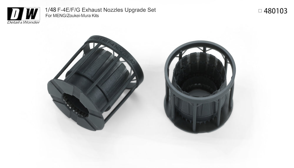 Detail & Wonder DAW480103 1:48 McDonnell F-4E/F-4F Exhaust Nozzles