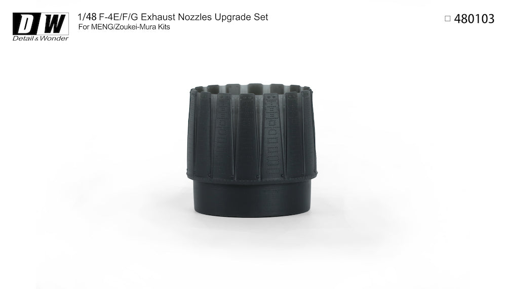 Detail & Wonder DAW480103 1:48 McDonnell F-4E/F-4F Exhaust Nozzles