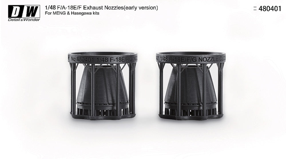 Detail & Wonder DAW480401 1:48 Boeing F/A-18E/F Hornet Exhaust Nozzles