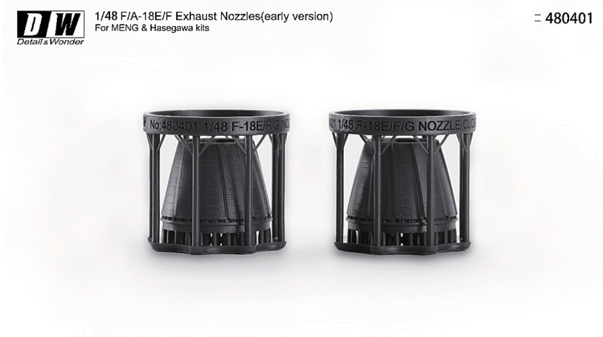 Detail & Wonder DAW480401 1:48 Boeing F/A-18E/F Hornet Exhaust Nozzles