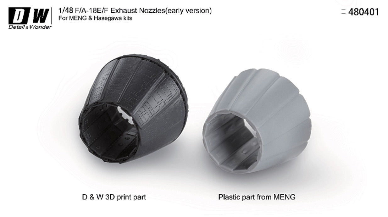 Detail & Wonder DAW480401 1:48 Boeing F/A-18E/F Hornet Exhaust Nozzles