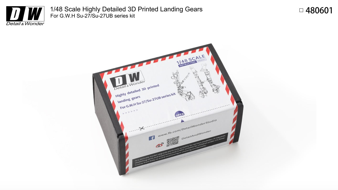 Detail & Wonder DAW480601 1:48 Sukhoi Su-27/Su-27UB landing gear