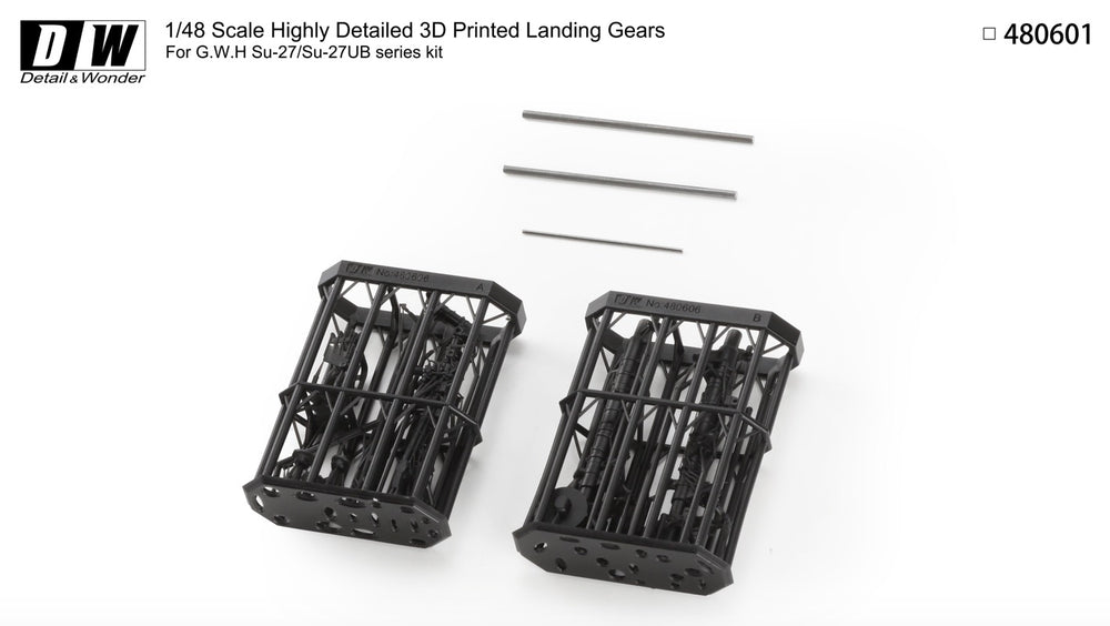 Detail & Wonder DAW480601 1:48 Sukhoi Su-27/Su-27UB landing gear