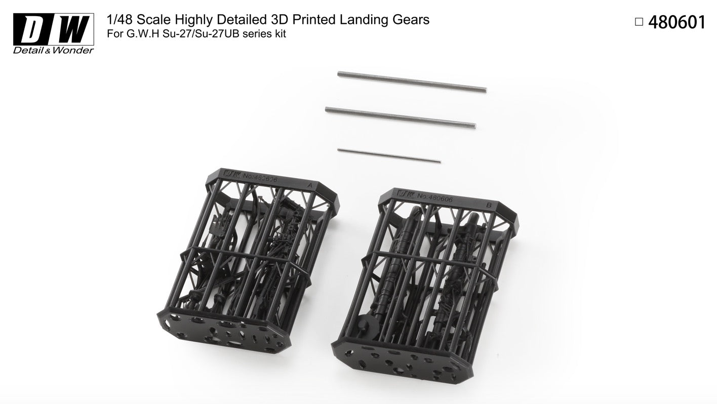 Detail & Wonder DAW480601 1:48 Sukhoi Su-27/Su-27UB landing gear