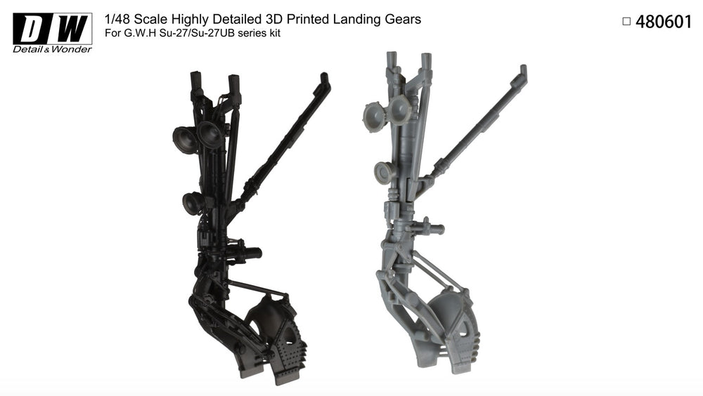 Detail & Wonder DAW480601 1:48 Sukhoi Su-27/Su-27UB landing gear