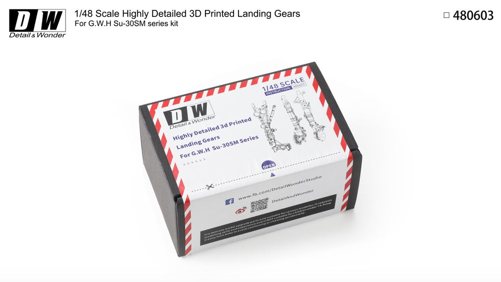 Detail & Wonder DAW480603 1:48 Sukhoi Su-30SM landing gear
