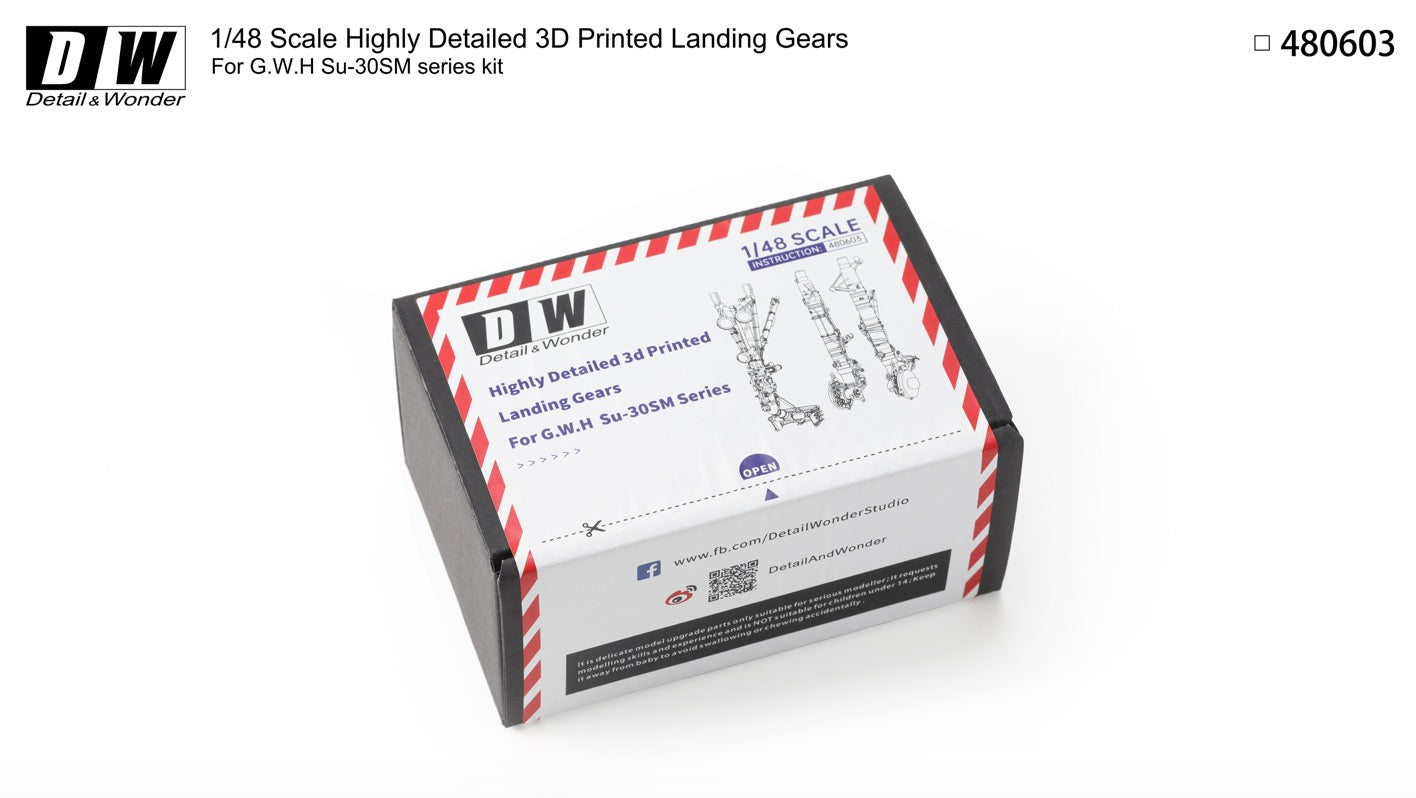 Detail & Wonder DAW480603 1:48 Sukhoi Su-30SM landing gear