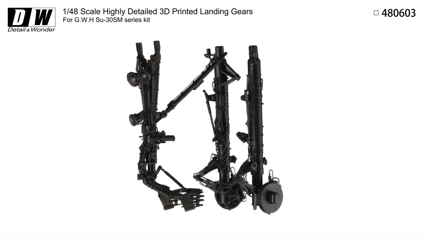 Detail & Wonder DAW480603 1:48 Sukhoi Su-30SM landing gear