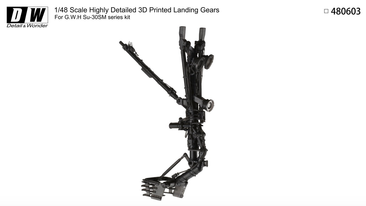 Detail & Wonder DAW480603 1:48 Sukhoi Su-30SM landing gear