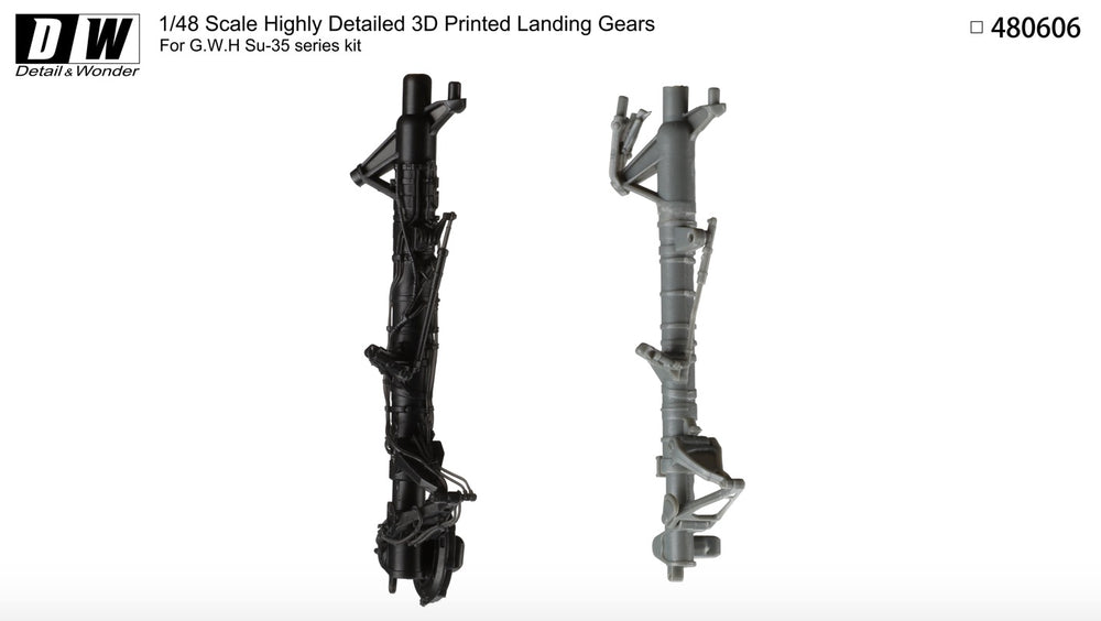 Detail & Wonder DAW480606 1:48 Sukhoi Su-35 landing gear