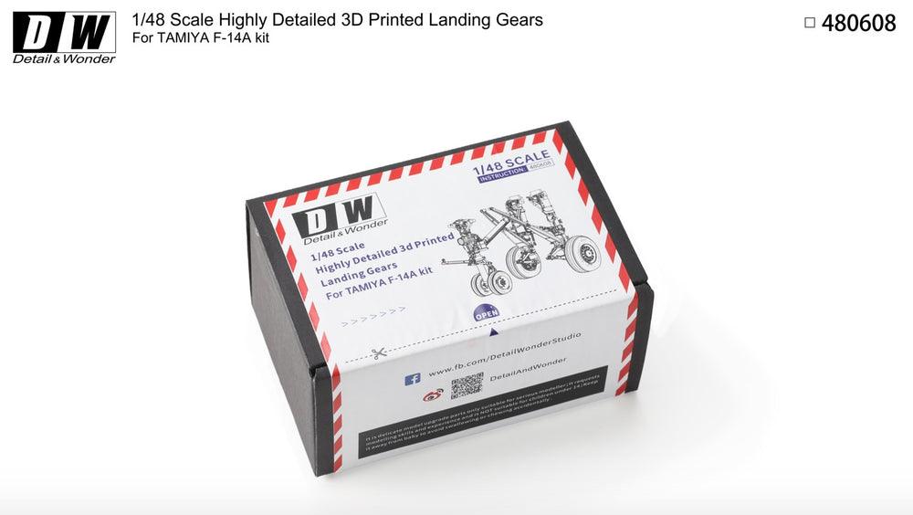 Detail & Wonder DAW480608 1:48 Grumman F-14A Tomcat landing gear