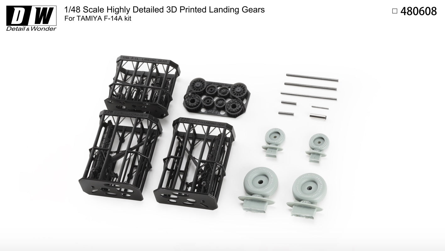 Detail & Wonder DAW480608 1:48 Grumman F-14A Tomcat landing gear
