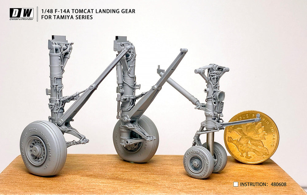 Detail & Wonder DAW480608 1:48 Grumman F-14A Tomcat landing gear