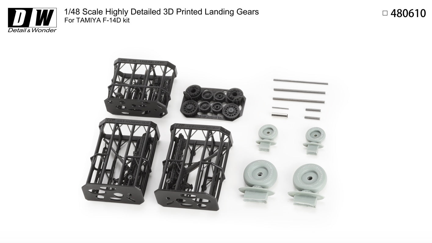 Detail & Wonder DAW480610 1:48 Grumman F-14D Tomcat landing gear