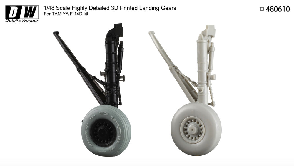 Detail & Wonder DAW480610 1:48 Grumman F-14D Tomcat landing gear