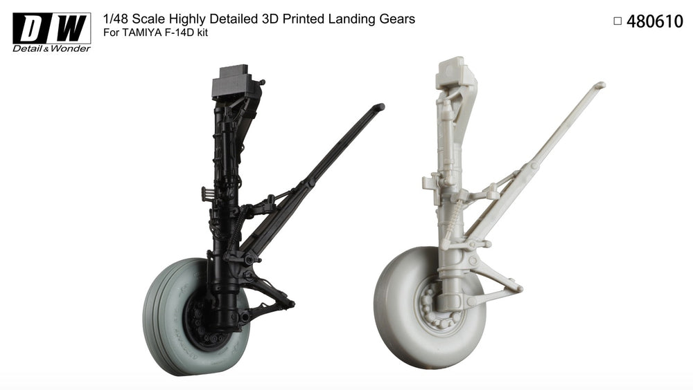 Detail & Wonder DAW480610 1:48 Grumman F-14D Tomcat landing gear