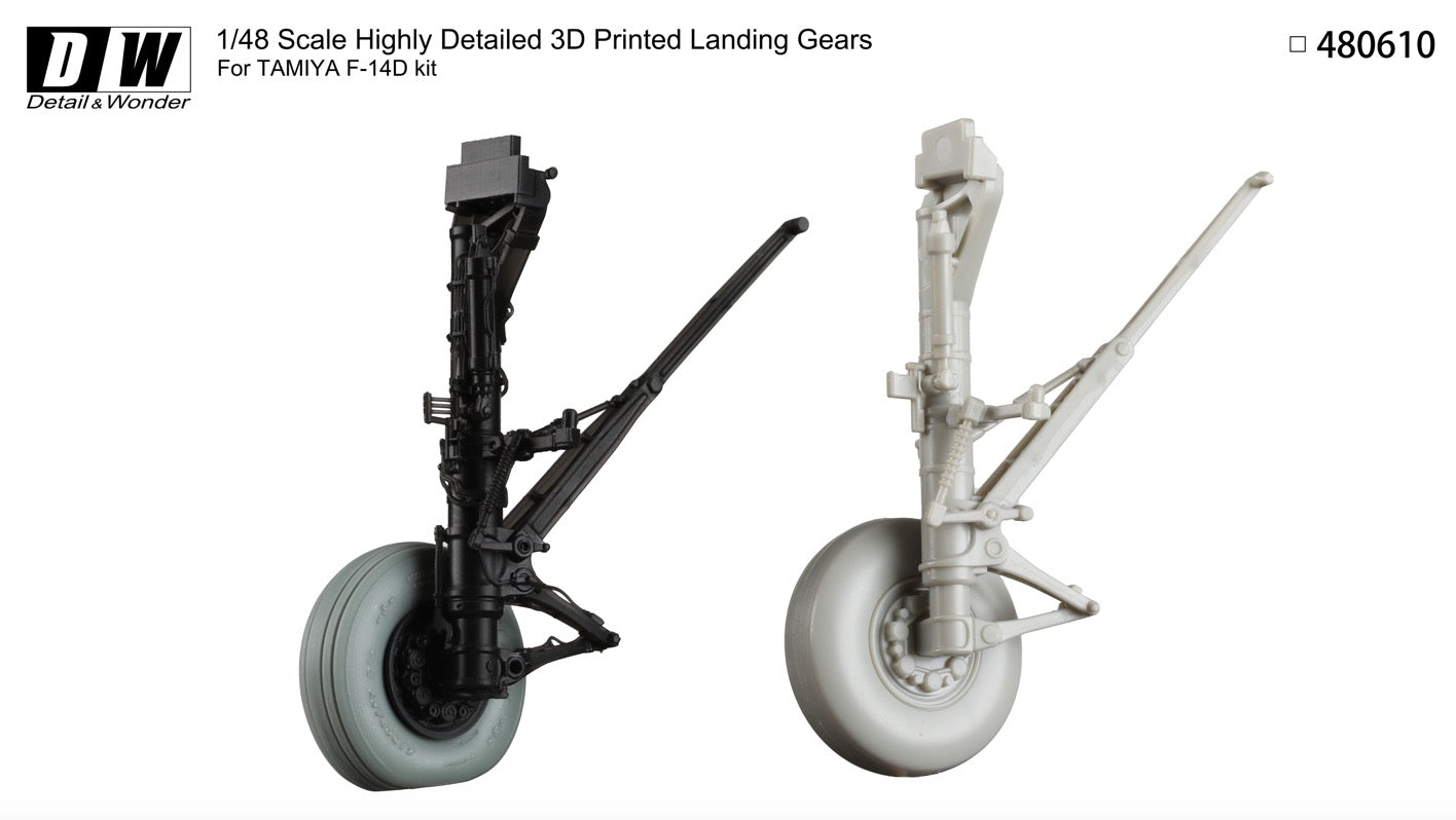 Detail & Wonder DAW480610 1:48 Grumman F-14D Tomcat landing gear