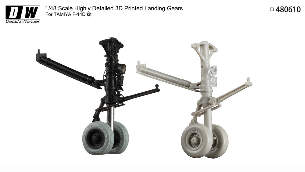 Detail & Wonder DAW480610 1:48 Grumman F-14D Tomcat landing gear