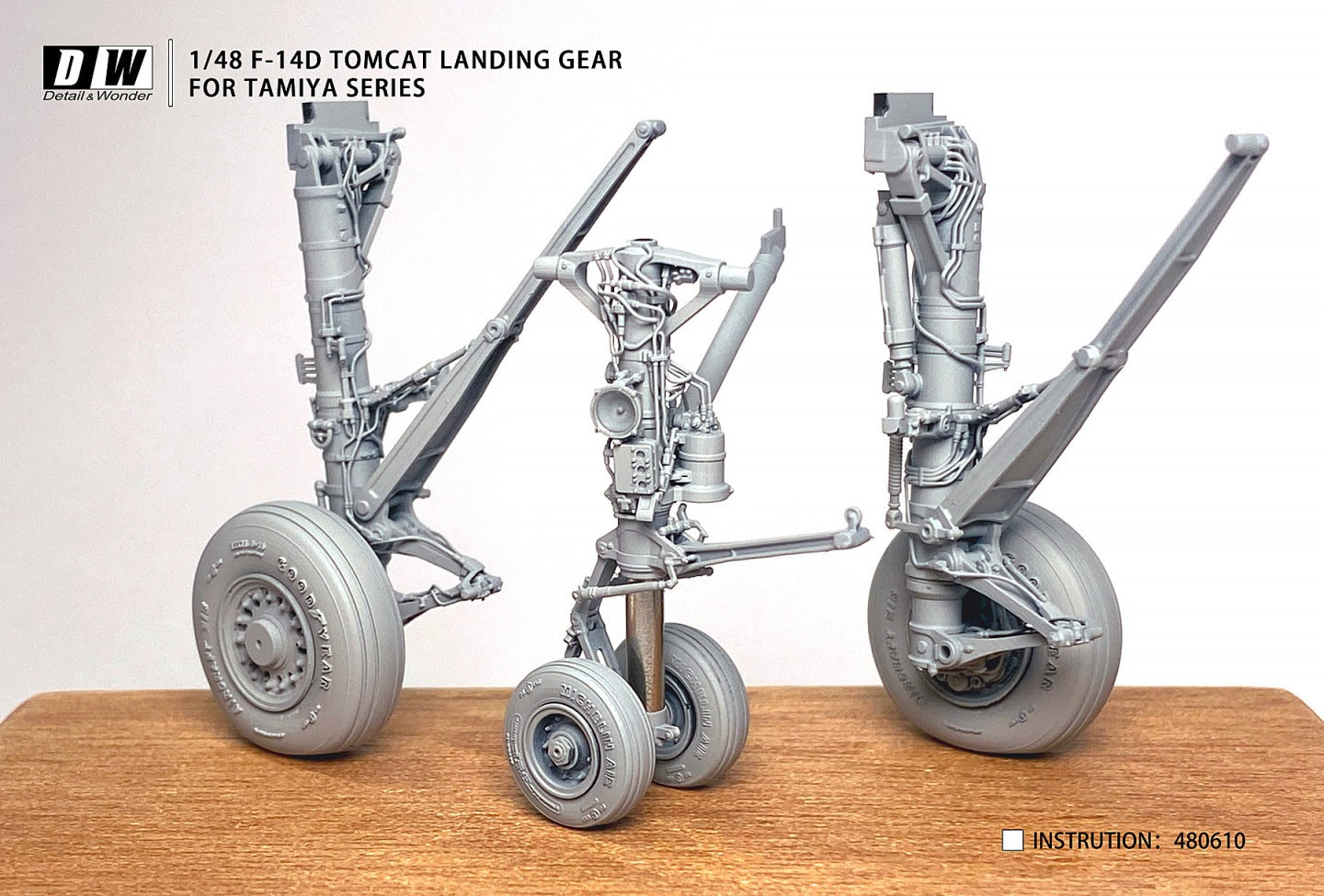 Detail & Wonder DAW480610 1:48 Grumman F-14D Tomcat landing gear