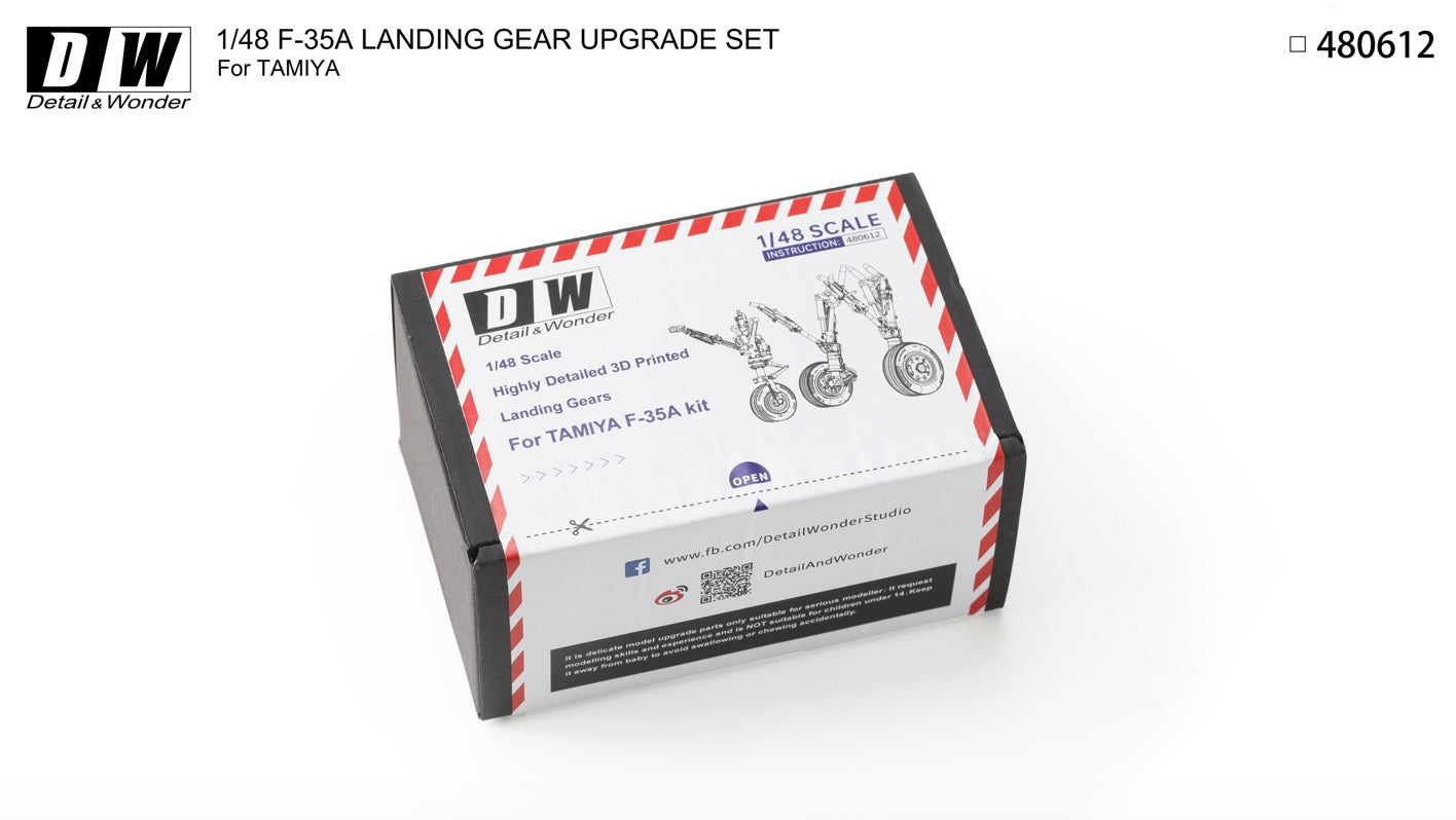 Detail & Wonder DAW480612 1:48 Lockheed-Martin F-35A Lightning II landing gear
