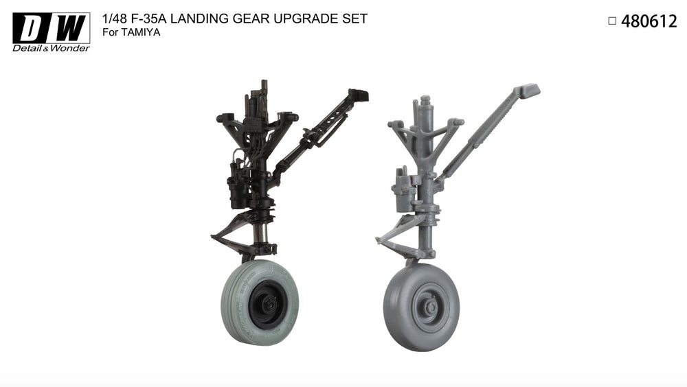 Detail & Wonder DAW480612 1:48 Lockheed-Martin F-35A Lightning II landing gear
