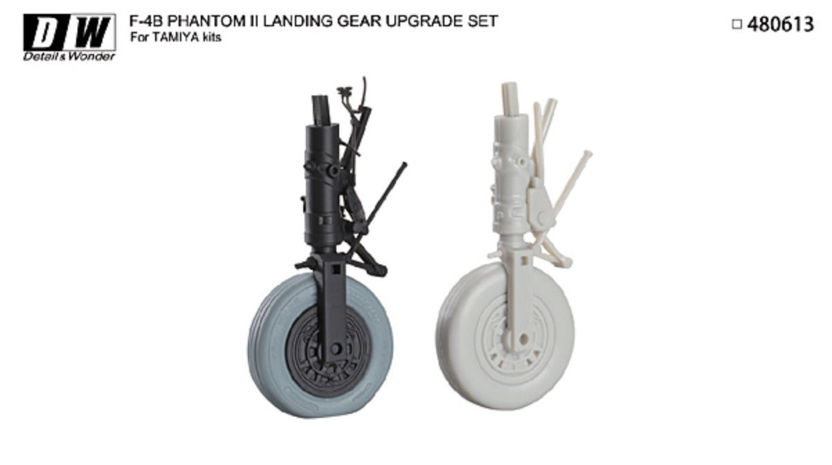 Detail & Wonder DAW480613 1:48 F-4B Phantom II Landing Gear Upgrade Set