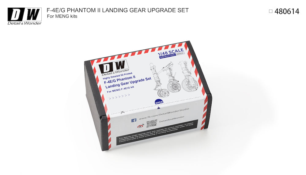 Detail & Wonder DAW480614 1:48 McDonnell F-4E/F-4G Phantom landing gear