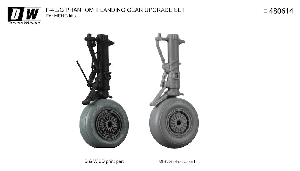 Detail & Wonder DAW480614 1:48 McDonnell F-4E/F-4G Phantom landing gear