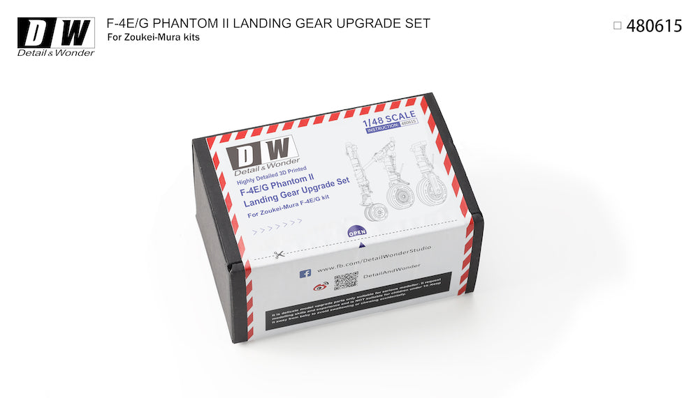 Detail & Wonder DAW480615 1:48 McDonnell F-4E/F-4F Phantom undercarriage
