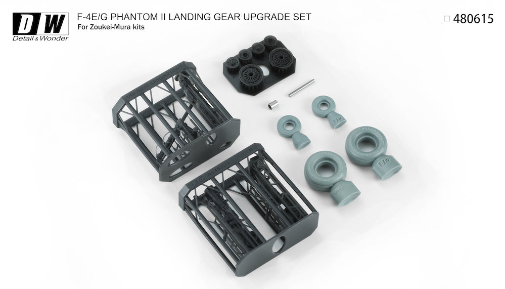 Detail & Wonder DAW480615 1:48 McDonnell F-4E/F-4F Phantom undercarriage