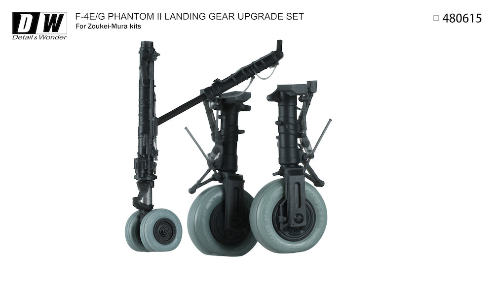 Detail & Wonder DAW480615 1:48 McDonnell F-4E/F-4F Phantom undercarriage