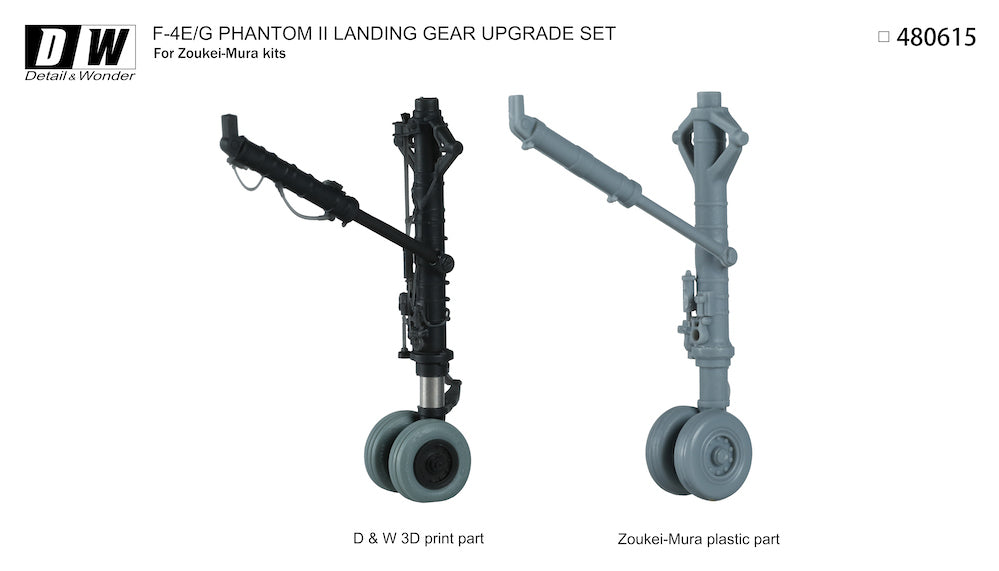 Detail & Wonder DAW480615 1:48 McDonnell F-4E/F-4F Phantom undercarriage