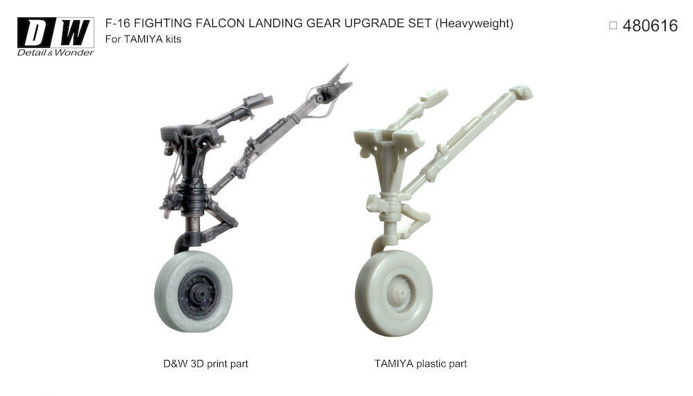 Detail & Wonder DAW480616 1:48 Lockheed-Martin F-16C/F-16CJ landing gear