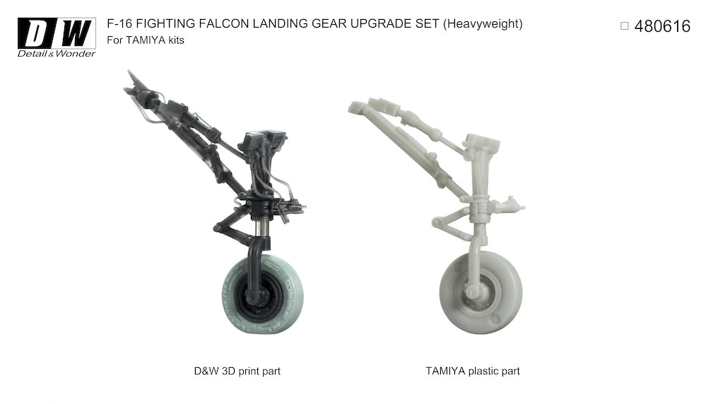 Detail & Wonder DAW480616 1:48 Lockheed-Martin F-16C/F-16CJ landing gear