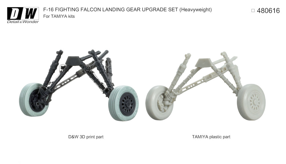 Detail & Wonder DAW480616 1:48 Lockheed-Martin F-16C/F-16CJ landing gear